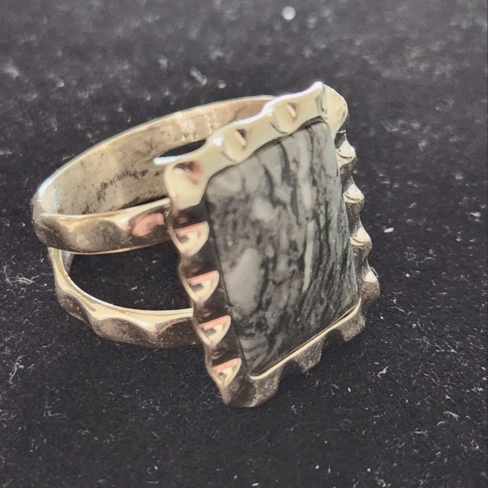 Jay King Burma Jasper Ring. Size 12